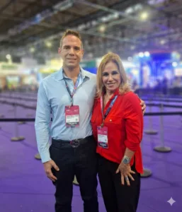 Rodrigo e Jurema Esteban na Bett Brasil 2026